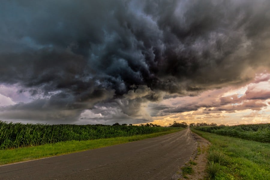 hail storm brewing