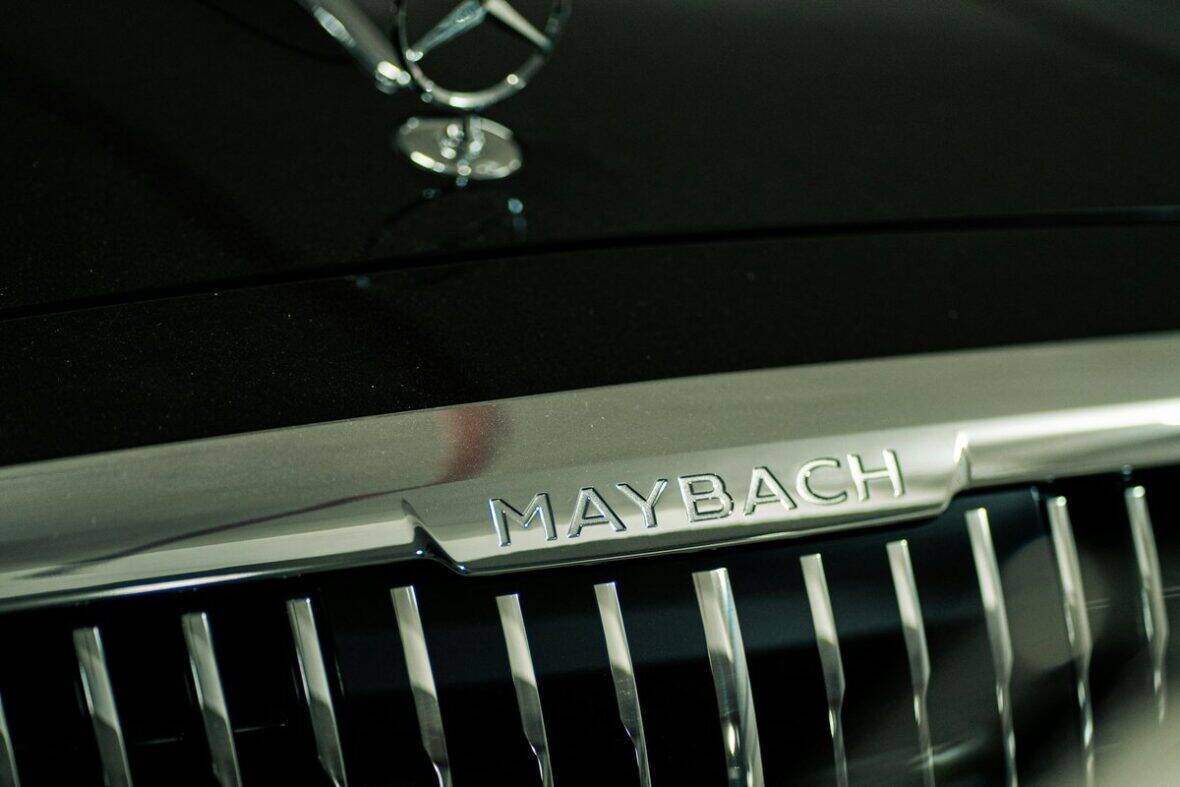 Luxury Maybach vehicle with pristine paint finish restored by Cedar Park PDR
